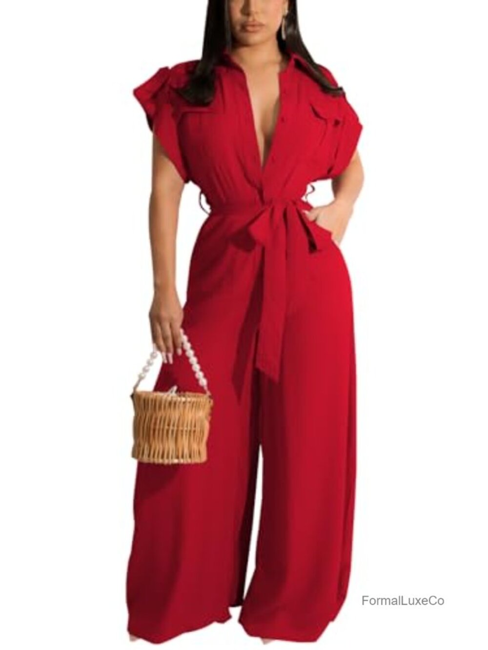 Elegant Off Shoulder Long Pants Bodycon Wide Leg Jumpsuits Club Rompers